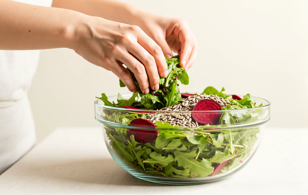 Frische Zutaten für gesunde Ernährung